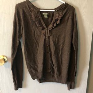 Brown Eddie Bauer sweater size L